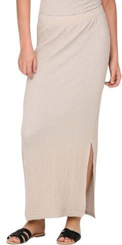 ONLY - Onlkatie - Lange Rok - Pumice Stone - Zijsplitten - Maxi