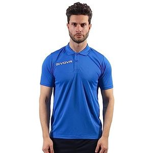 Givova Summer voetbalpoloshirt voor heren, Lichtblauw, 3XL