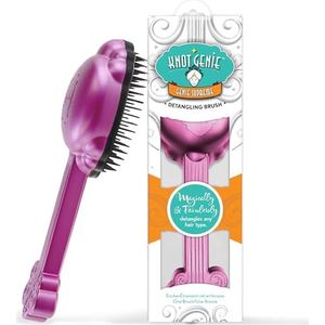 Knot Genie Detangling Brush, Fuschia/Pink van Knot Genie