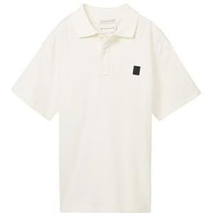 TOM TAILOR Poloshirt voor jongens, 12906 - Wool White, 152 cm