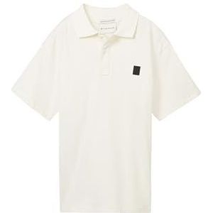 TOM TAILOR Poloshirt voor jongens, 12906 - Wool White, 140 cm