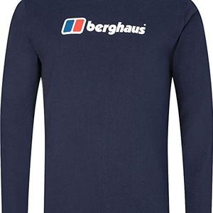 Berghaus UK Heren Big Corp Logo T-shirt met lange mouwen