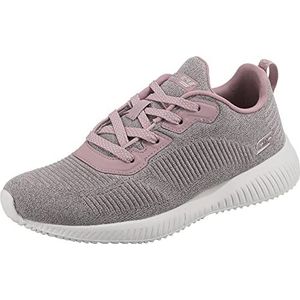 Skechers Bobs Squad Ghost Star Sneaker voor dames, Mauve Reflecterende Engineered Knit, 39.5 EU