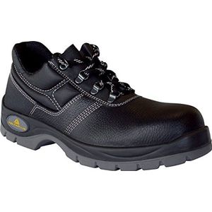Deltaplus JET2S3NO39 Lage schoenen van nerfleer, S3 Src, zwart, maat 39