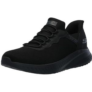 Skechers Men's Hands Free Slip Ins Squad Chaos-Stivig Food Service Shoe, Black, 10 Wide