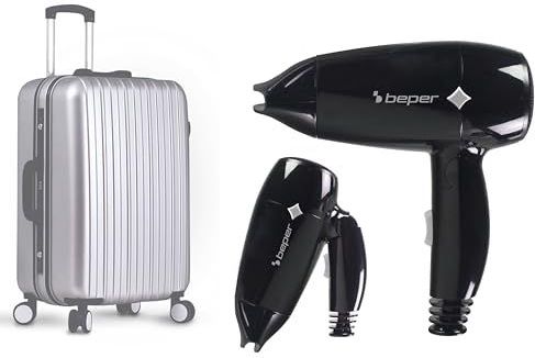 BEPER - P301ASC100 - Sèche-cheveux - Zwart - 1200W - Pliable