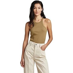 G-STAR RAW Dames Italian Army Ultra Slim Tank Top Wm T-Shirt, Beige/Khaki (Safari D22768-D289-B44), XS, beige/kaki (Safari D22768-d289-b44), XS
