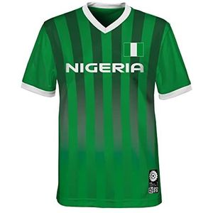 FIFA Officieel voetbalteamshirt 2023 voor dames, wereldkampioenschap voetbal Nigeria, T-shirt unisex (1 stuk)