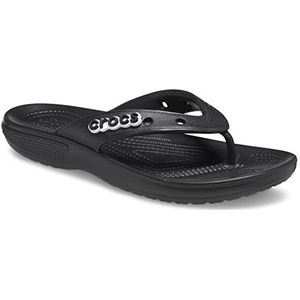 Crocs Classic Crocs Flip uniseks-volwassene Slipper,Black,36/37 EU