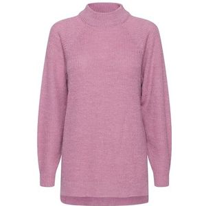 ICHI Dames IHMARAT T-Neck LS2 Pullover 163110/Smoky Grape, M