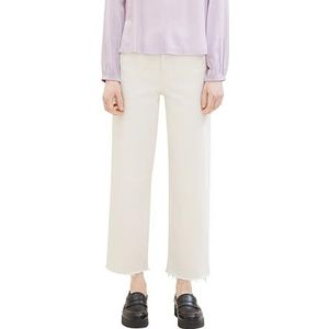TOM TAILOR Denim Culotte Jeans voor dames, 10348 - Gardenia White, XL