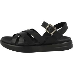 Geox Dames D XAND 2S sandaal, zwart, 35 EU, zwart, 35 EU