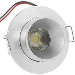 Cablematic - Led-inbouwlamp, 3 W, wit, 40 mm, koude dag