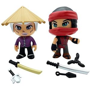 Pinypon Action The Ninja Sensei & Kohai, meerkleurig, eenheidsmaat (Famosa PNC28000)