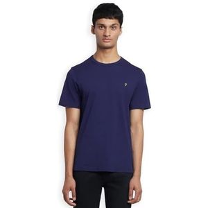 Farah Danny T-shirt voor heren, Rijke Indigo, XXL