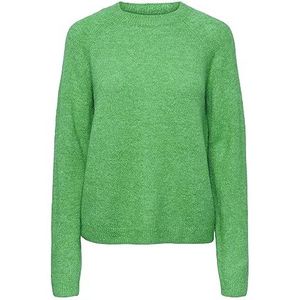 PIECES dames Pullover trui Pcjuliana Ls O-hals Knit Noos Bc, munt, XS