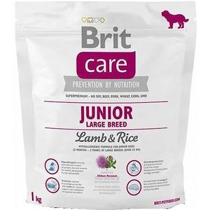 Brit Care carquettes voor honden Junior groot ras lam/rijst 5 eenheden