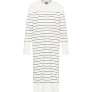 TYLIN Dames maxi-jurk 39526284-TY01, wolwit grijs melange, XL/XXL, maxi-jurk, XL/XXL