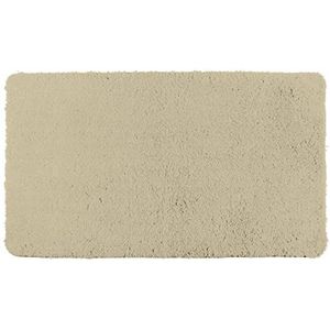 WENKO Badmat Belize Sand, 60 x 90 cm - badmat, veilig, pluizig, pluisvrij, polyester, 60 x 90 cm, beige