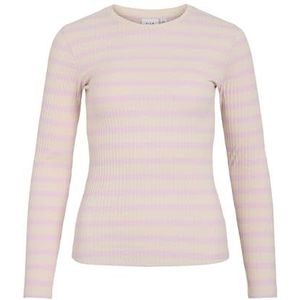 Vila Dames Viamelie O-hals L/S Top/Pb, Winsome Orchid, M