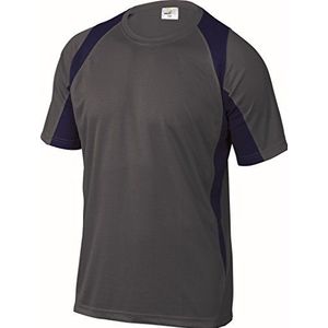 Delta Plus BALIGM3X - T-shirt Bali - 100% polyester - maat 3XL - grijs/marineblauw