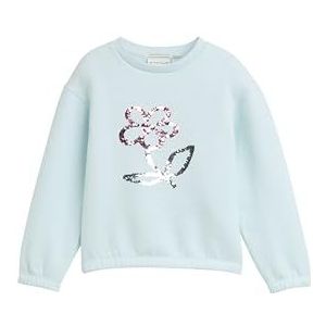 TOM TAILOR Sweatshirt voor meisjes voor kinderen, 38340, stil lichtblauw, 92-98