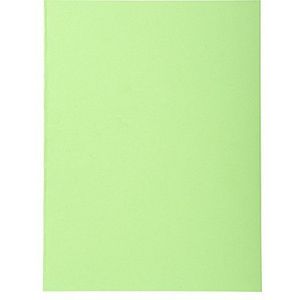 Exacompta - ref. 420004E - Set van 100 half-stevige dossiermappen Forever® 170 g/m2 - 100% gerecycleerd en Blauer Engel gecertificeerd - Afmetingen: 24 x 32 cm Formaat A4 - groene kleur