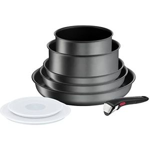 Tefal Ingenio Kookgerei 20 p, pannen, potten, inductie, duurzame antiaanbaklaag, stapelbaar, vaatwasmachinebestendig, gemaakt in Frankrijk, Daily Chef On L7619402