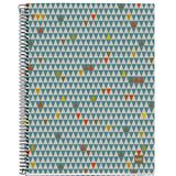 Miquelrius notitieboek, 100% gerecycled, spiraalbinding, microgeperforeerd, A4, karton, 120 vellen met 4 gekleurde strepen, 7 mm gelinieerd, ecotriangle
