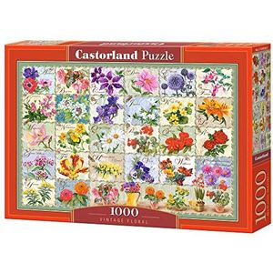 Castorland C-104338-2 Vintage Floral Puzzel met 1000 stukjes, kleurrijk