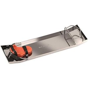 Bon 82-145 Knieplanken met kussen, roestvrij staal, 76,2 x 20,3 cm