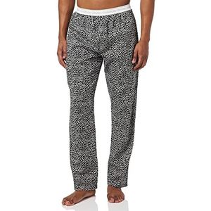 calvin klein Heren Slaapbroek, Mini Giraffe Print_Grey Heather, S