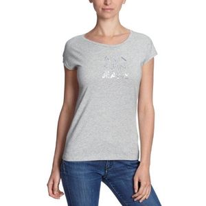 Calvin Klein Jeans Damesshirt/T-shirt, CWP63L JY6R6, grijs (M92 grijs melange), 42/44 NL