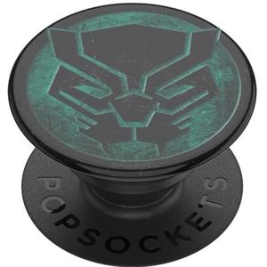 PopSockets PopGrip - Uittrekbare Greep en Standaard voor Smartphones en Tablets met een Verwisselbare PopTop - Black Panther Icon