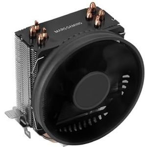 CPU-koeler, zwart, 160 W, ideaal voor het verbeteren van de koeling en prestaties in krachtige systemen.