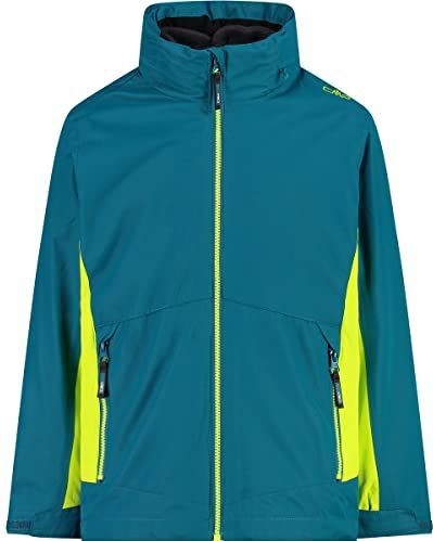 CMP - Kid Jacket Fix Hood - Bodywarmer - Deep Lake-Acido - 164