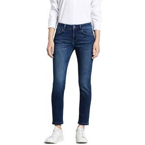 Jeans - Donkerblauw - Katoen/Polyester/Elastaan - Slim Fit