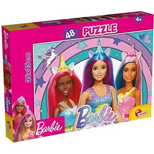 Lisciani 99436 Barbie puzzel M-Plus 48, Magic Unicorn