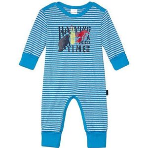 Schiesser Baby - Jongens tweedelige pyjama met Vario, blauw (aquarium 813), 56 cm