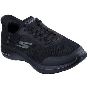 Skechers Dames Go Walk Arch Fit 2.0 Valencia Sneaker, Zwart, 37.5 EU