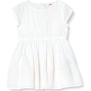 s.Oliver Junior Girl's jurk, kort, wit, 110, wit, 110 cm