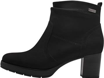 Jana Dames Boot Heel 8-26378-43 Modelaarzen, zwart, 37 EU Breed