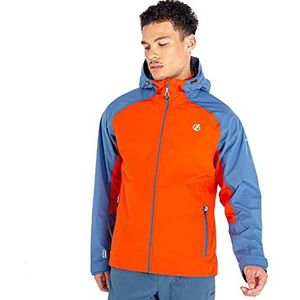 Dare 2B Heren Attain II Jas, Verbrande zalm/Stellar Blauw/Orion Grijs, S