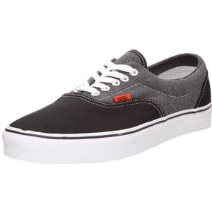 Vans Era, unisex sneakers voor volwassenen, zwart/grijs/wit, 45 EU