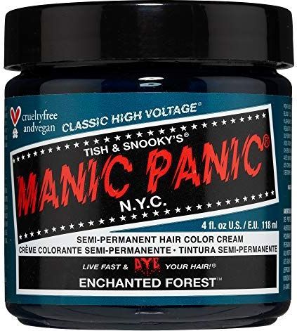 Manic Panic - Enchanted Forest - Haarverf - Diep Groenblauw - Semi-permanent