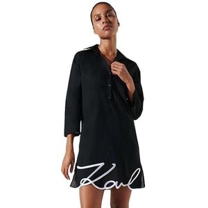 Karl DNA Signature Beach Dress, zwart, S