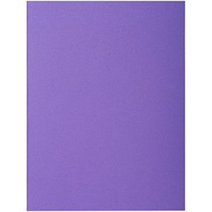 Exacompta - ref. 217108E - Set van 10 felgekleurde dossiermappen - ROCK''S - 210 g/m2 - in PEFC™-gecertificeerde mappen - Afmetingen: 24 x 32 cm voor A4-formaat - paarse kleur