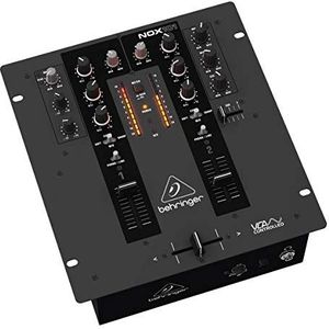 Behringer NOX101 Premium 2-kanaals DJ-mixer met volledige VCA-bediening en Ultraglide Crossfader
