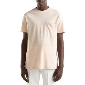 United Colors of Benetton T-shirt heren, Roze 64 W, XL