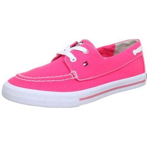 Tommy Hilfiger VIGO 5 FU56815485 Sneakers voor kinderen, uniseks, Pink Neon Pink 260, 39 EU